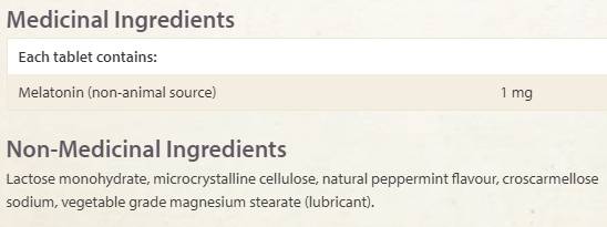 Melatonin 1 mg - 90 podjezičnih tablet