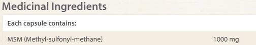 MSM 1000 mg - 90 kapsul
