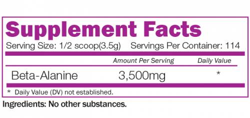 Beta -alanin 3500 mg - 400 gramov