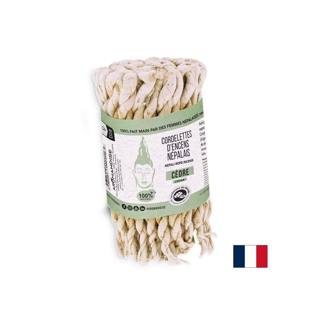Nepalske goreče vrvi - cedra, 42 kosov