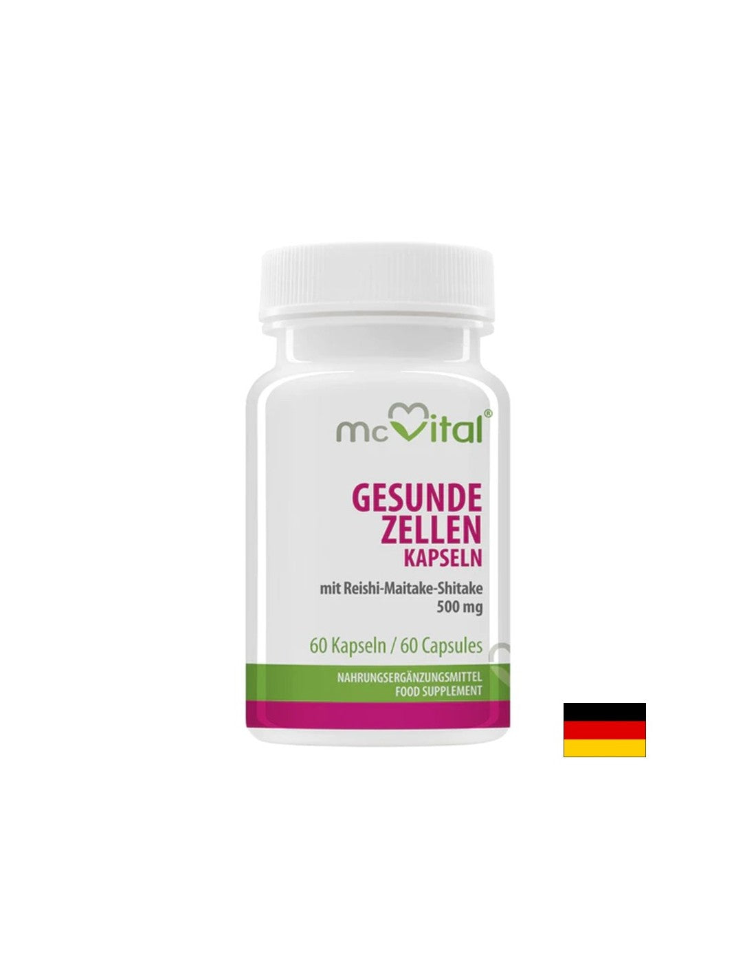 Živčni sistem - Formula za celično zdravje z Reishi, Maitake in Shiitake, 60 kapsul