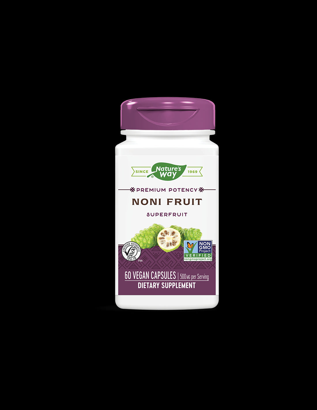 Noni - Premium Extract - Imunost in energija, 500 mg, 60 kapsul