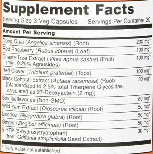 Podpora za menopavzo / 90 kapic