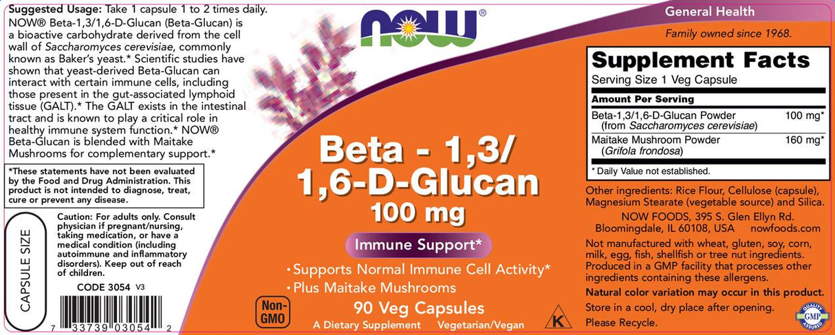 Beta 1,3/1,6 - D - Glukan - 100 mg - 90 kapsul