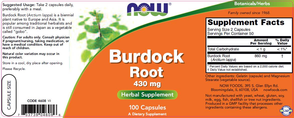 Burdock korenina 430 mg - 100 kapsul