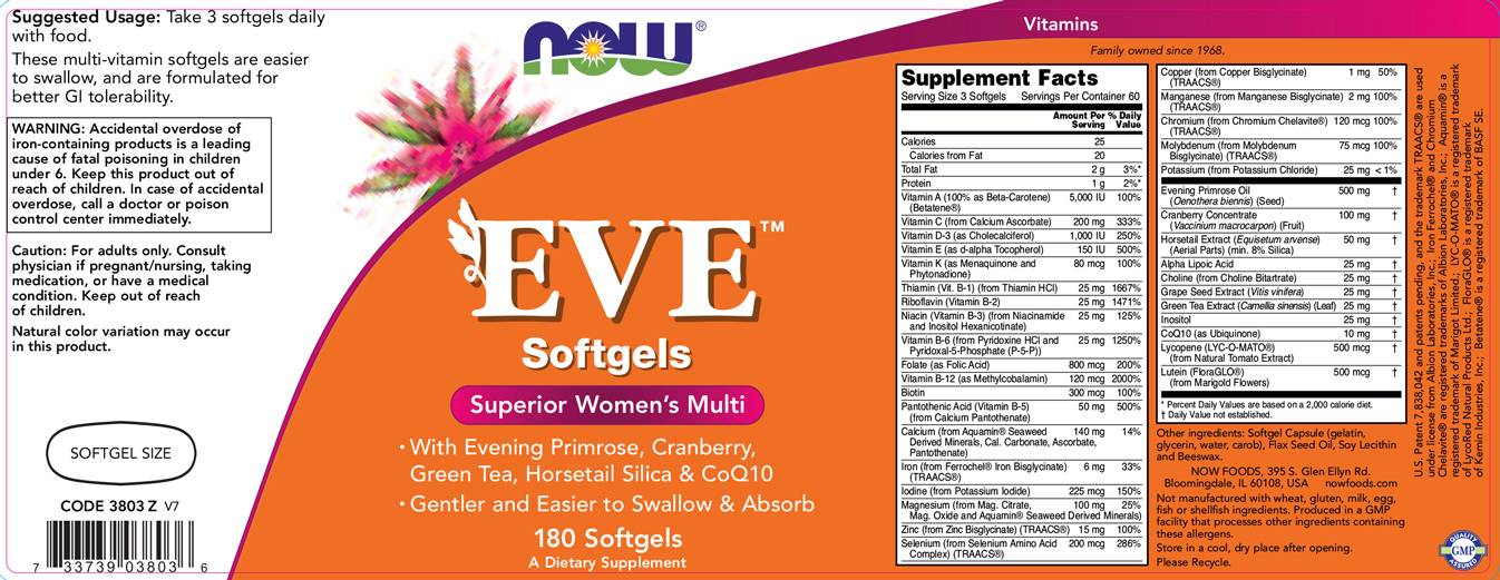 Eve Woman's Multi -180 gel kapsule