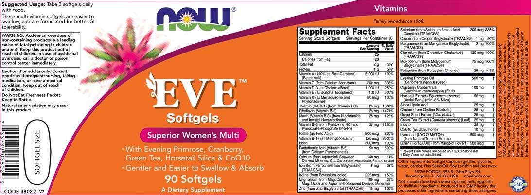 Eve Woman's Multi -90 gel kapsule