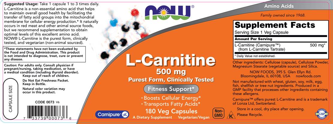 L-karnitin 500 mg | Carnipure® - 180 kapsul