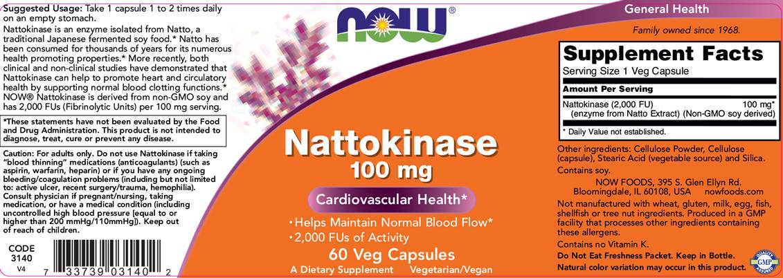 Nattokinaza 100 mg - 60 kapsul