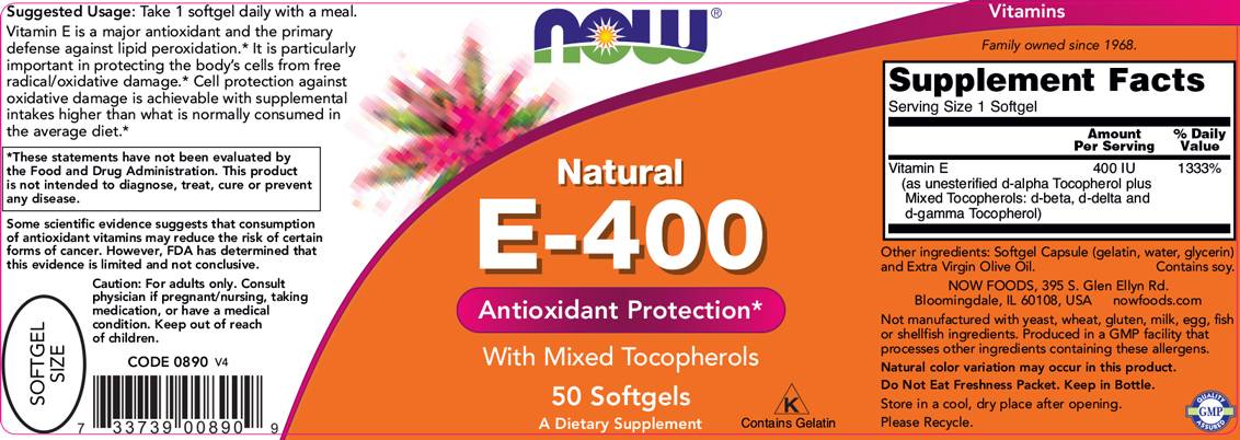 Vitamin E -400 iu Mt - 100 gel kapsul