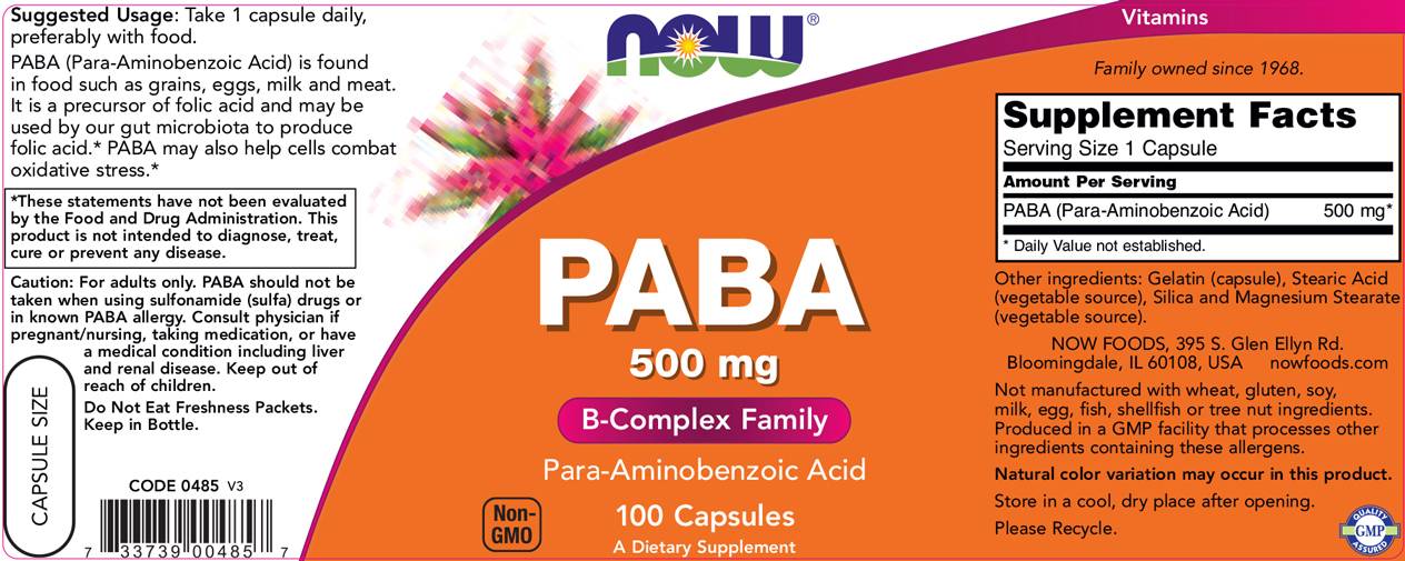 Paba 500 mg - 100 kapsul
