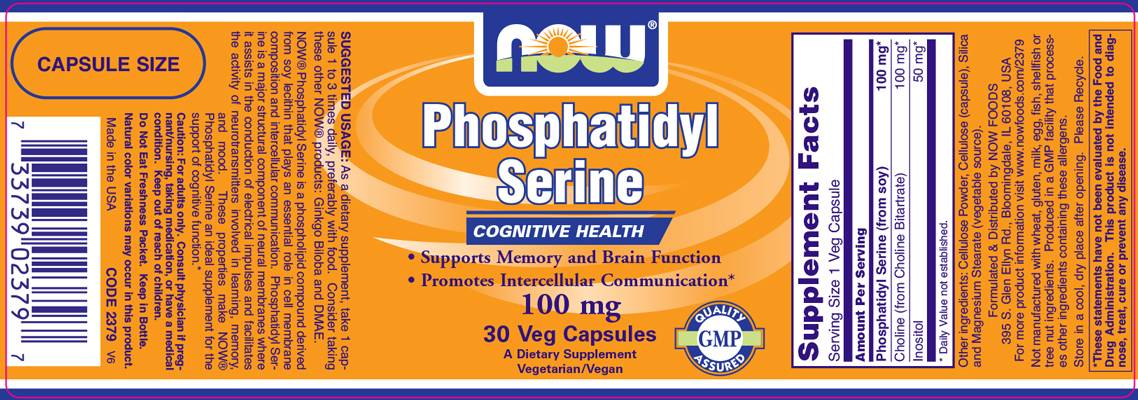 Fosfatidil serin 100 mg - 30 kapsul