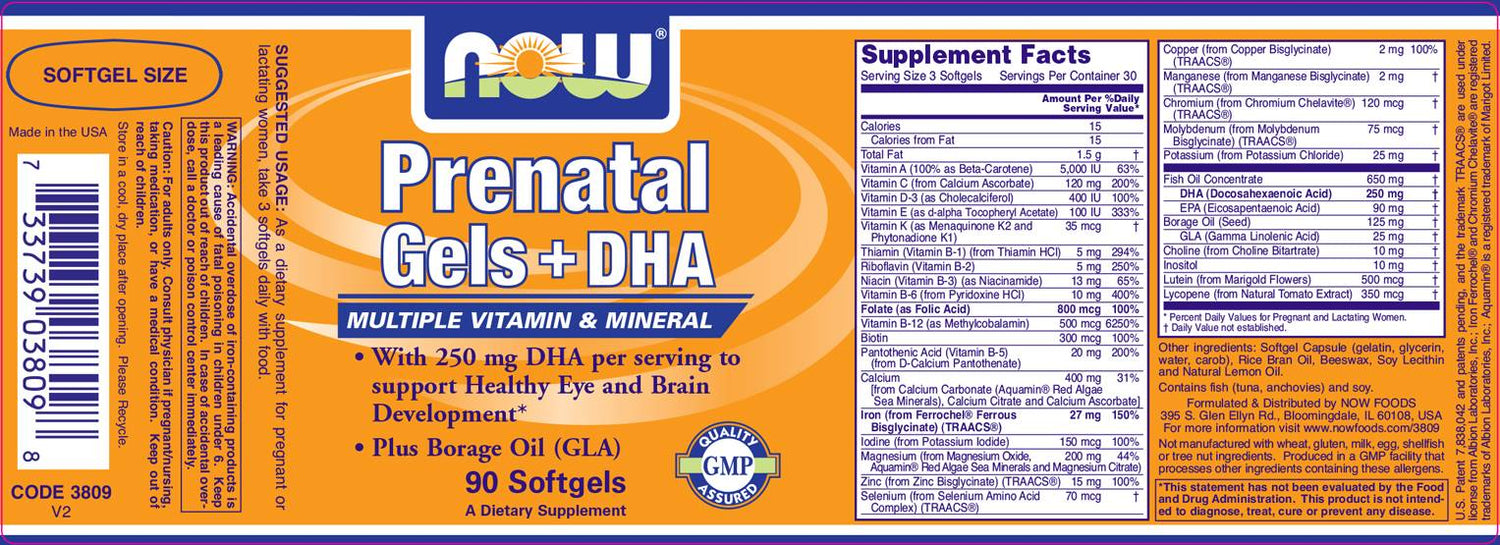 Prenatal + DHA - 90 softgelov