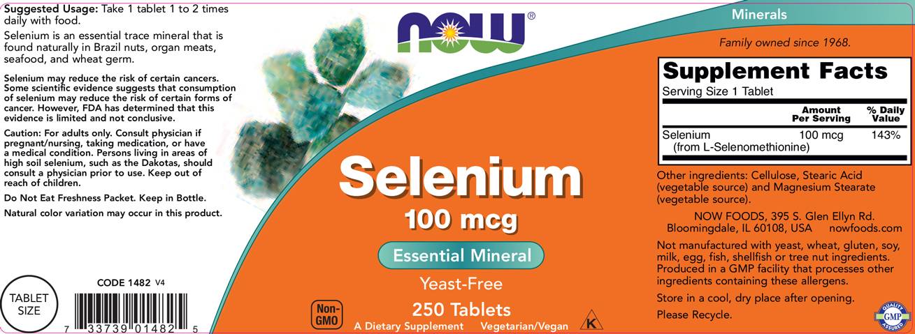 Selen 100 mcg - 250 tablet