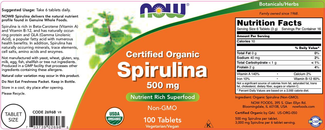 Spirulina 500 mg - 200 tablet
