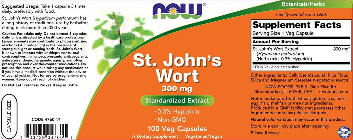 St. John's Wort 300 mg - 250 kapsul