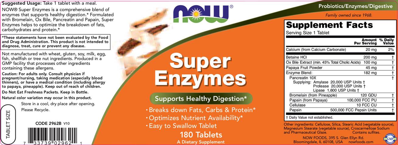 Super encimi - 180 tablet