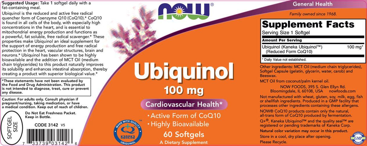 Ubiquinol 100 mg - 60 gel kapsul