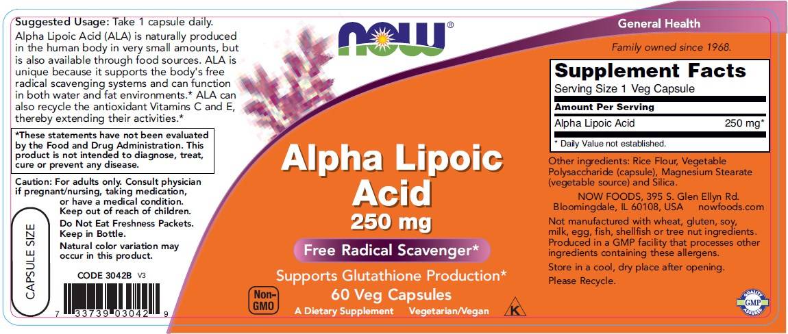 Alfa lipoijska kislina 250 mg - 60 kapsul