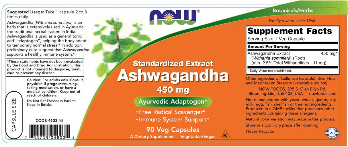Ashwagandha Extract 450 mg - 90 kapsul