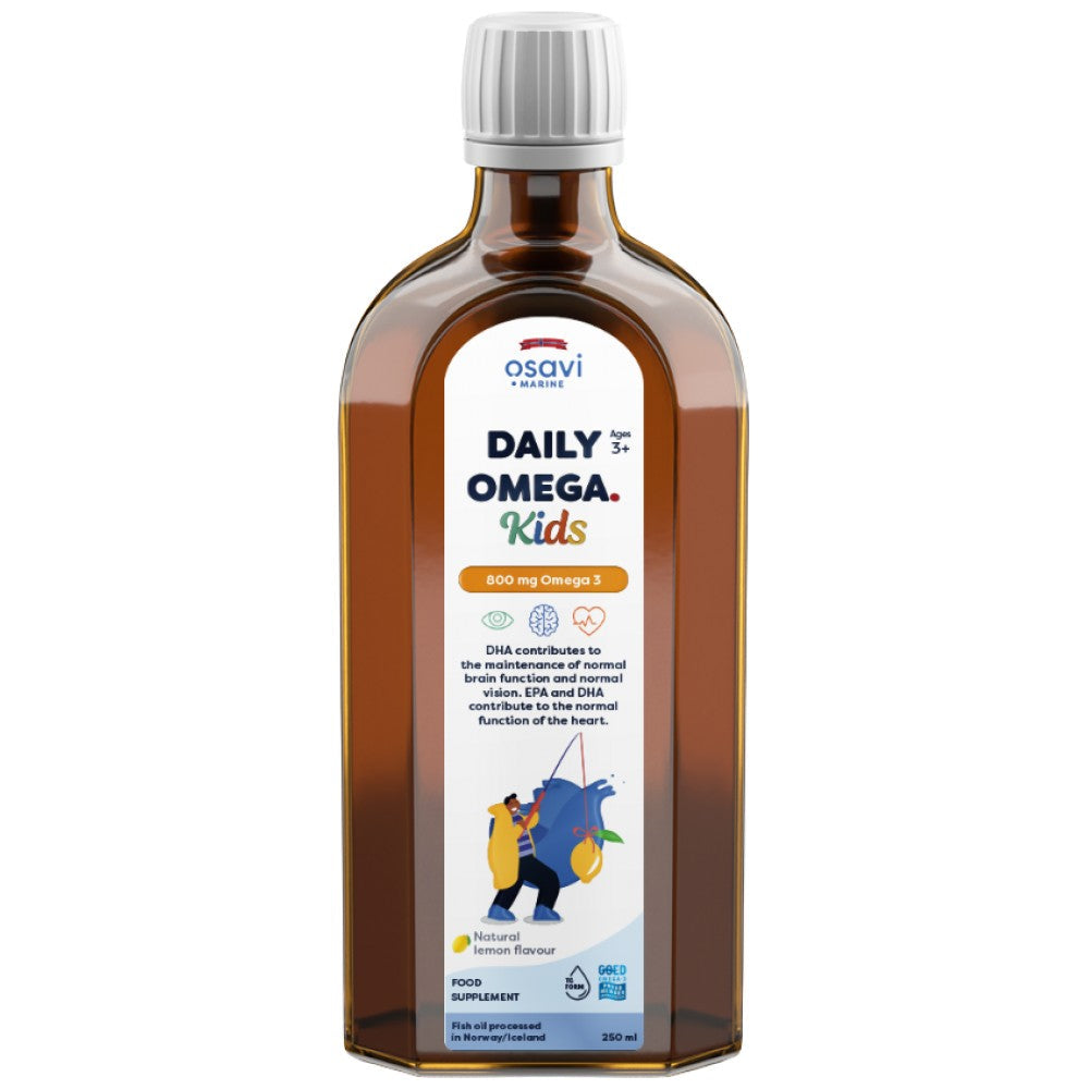 Dnevni Omega Kids Tektura | Naravna limona aromatizirana - 250 ml