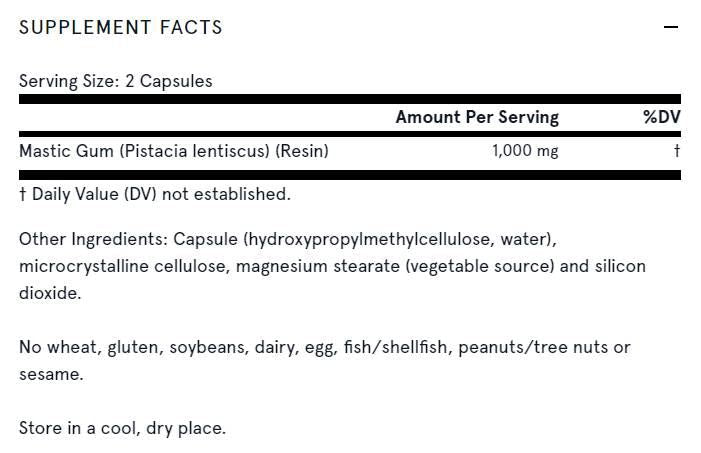 Mastična guma 500 mg - 120 kapsul