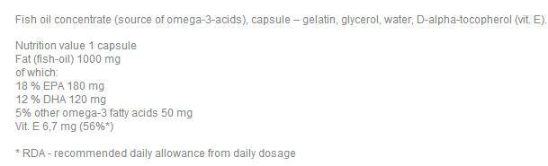 Omega 3 - 60 gel kapsul