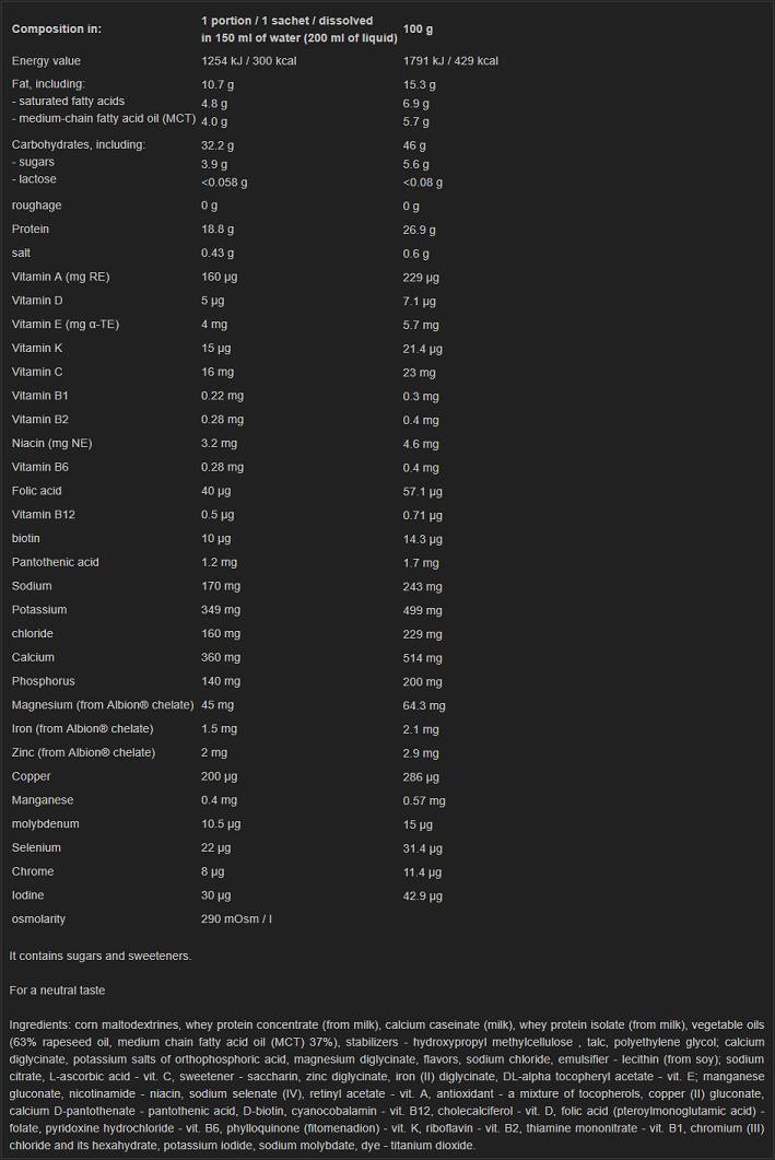 Protein kompleksa nahranil 6 x 72 gramov