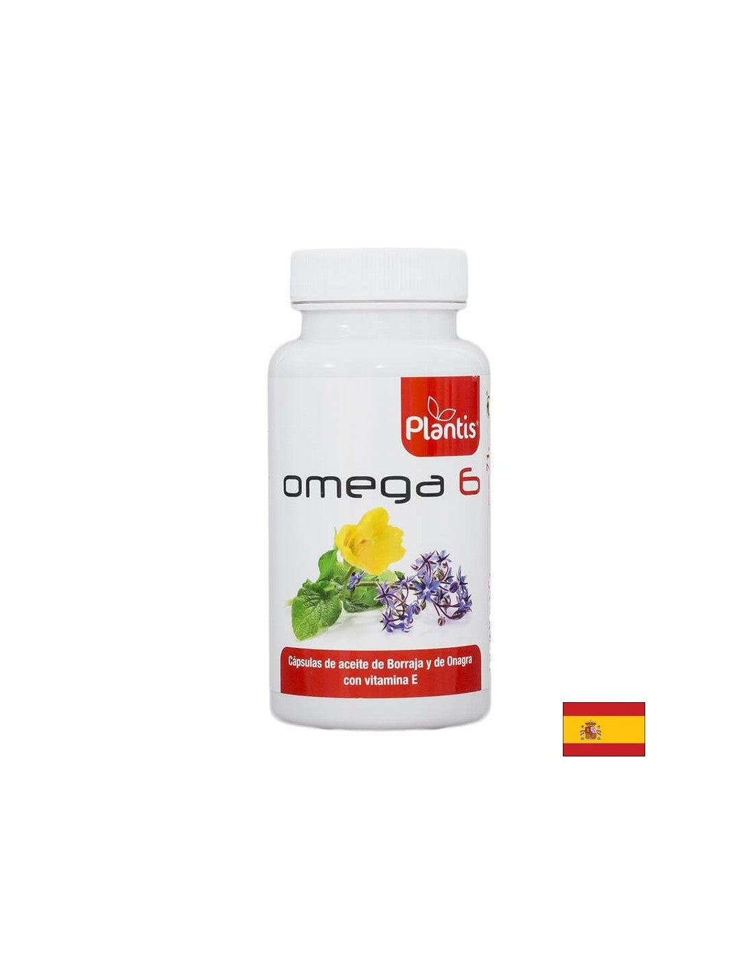 Omega -6 - Borage and Evening Primrose Oils + VIT. E - Omega 6 - Plantis® - Hormonsko ravnovesje, 100 kapsul softgela