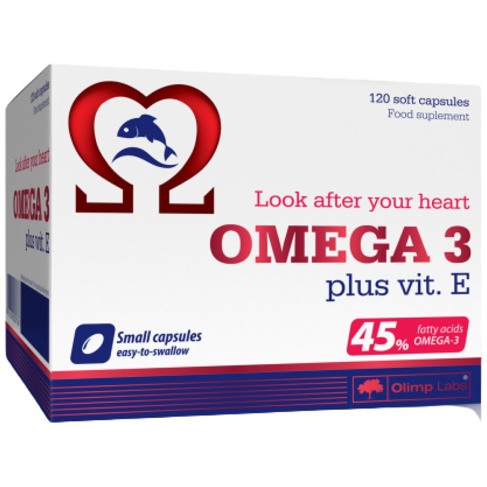 Omega 3 Plus vit E 45% - 120 kapsul
