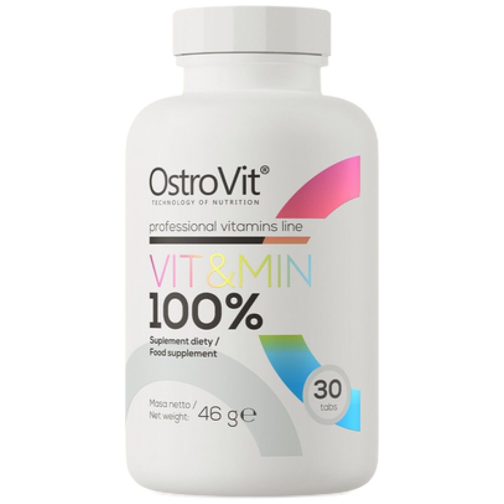 100% VIT & MIN - 30 tablet