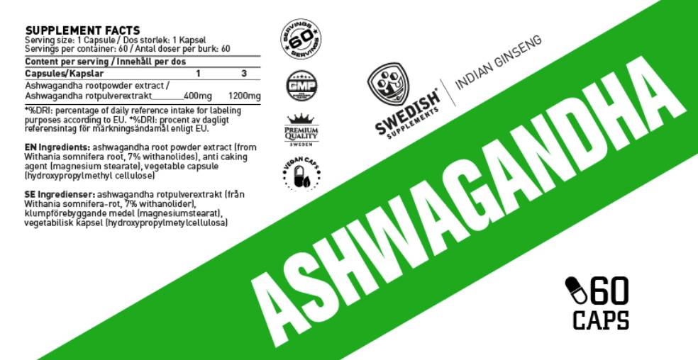 Ashwagandha Extract 400 mg - 60 kapsul