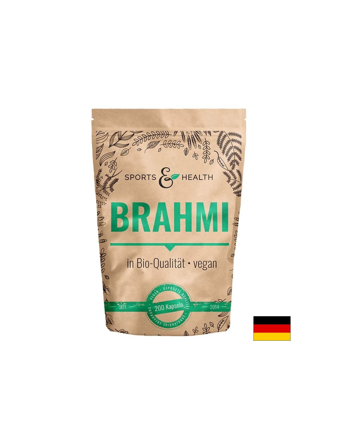 Spomin in koncentracija - Brahmi (Bacopa Monieri), 500 mg x 200 kapsul