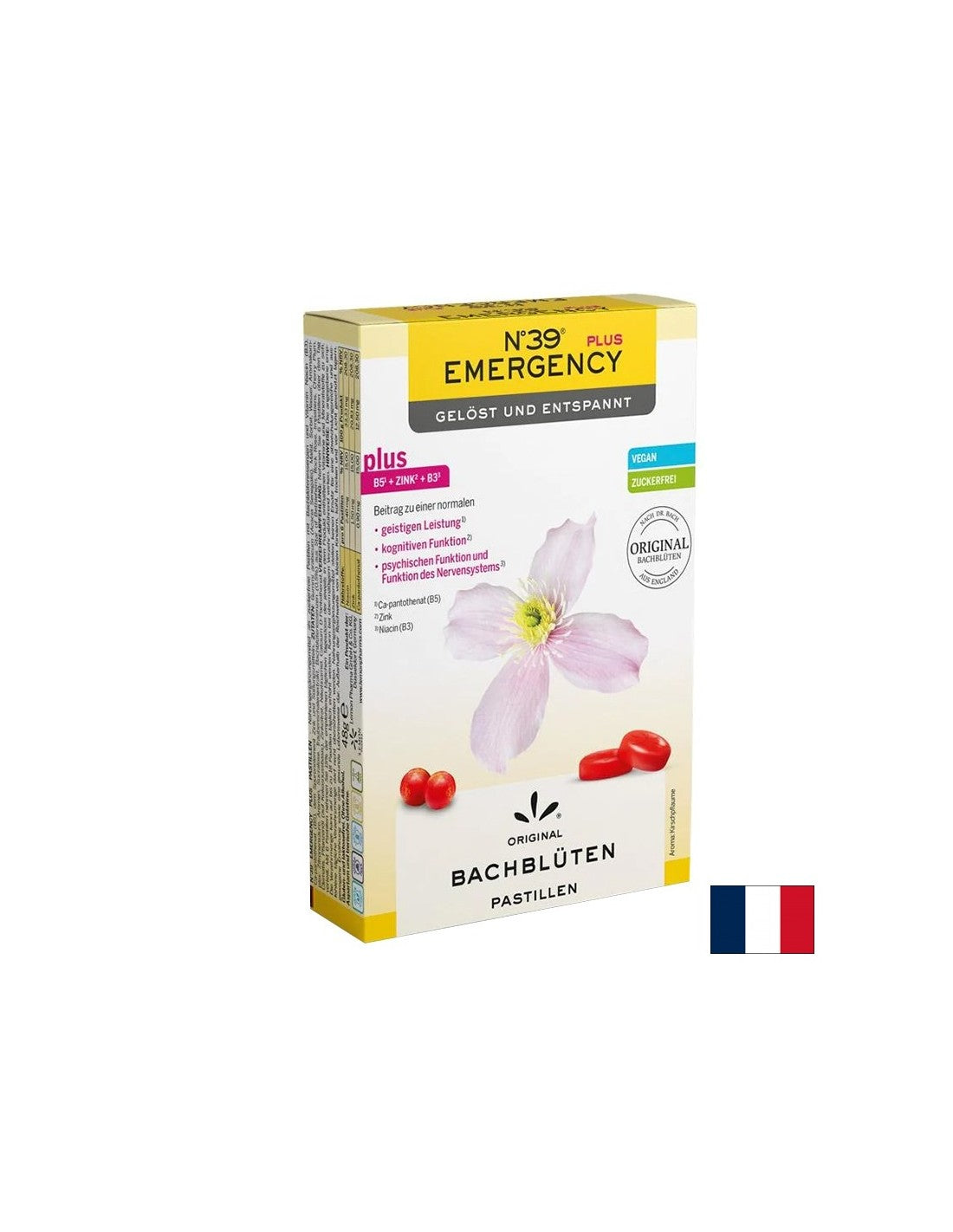 Dr. Bach Lozenges-N°39 Emergency, 50 g (~40 pieces) Lemon Pharma - Nutra Best Europe