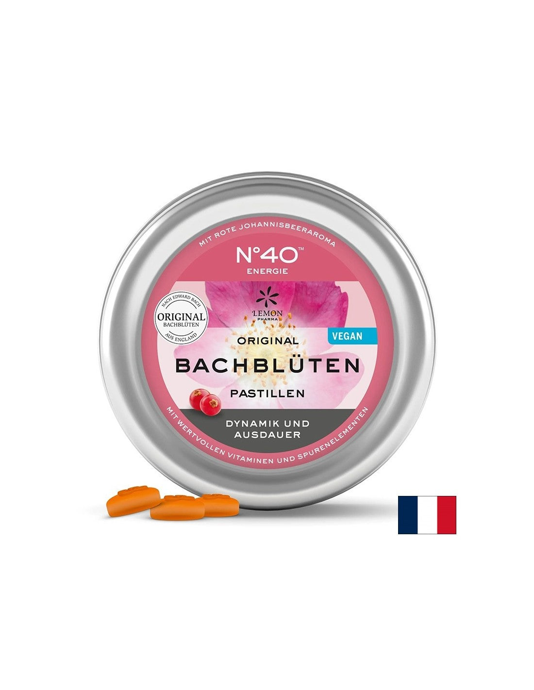 Dr. Bach pastile - N°40 Energy, 50 g (~ 40 kosov) <tc>Lemon Pharma</tc>