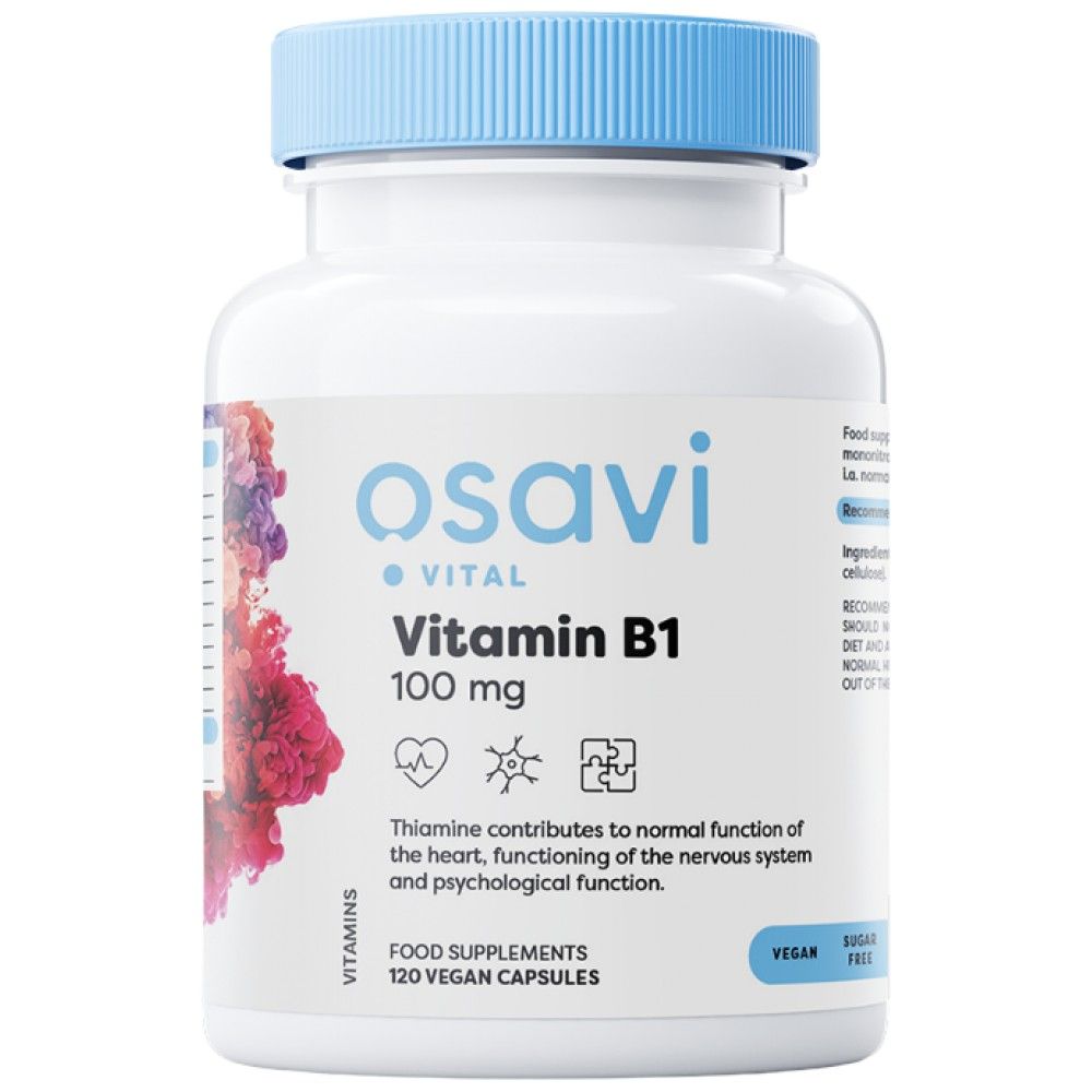 Vitamin B1 100 mg | Tiamin - 120 kapsul