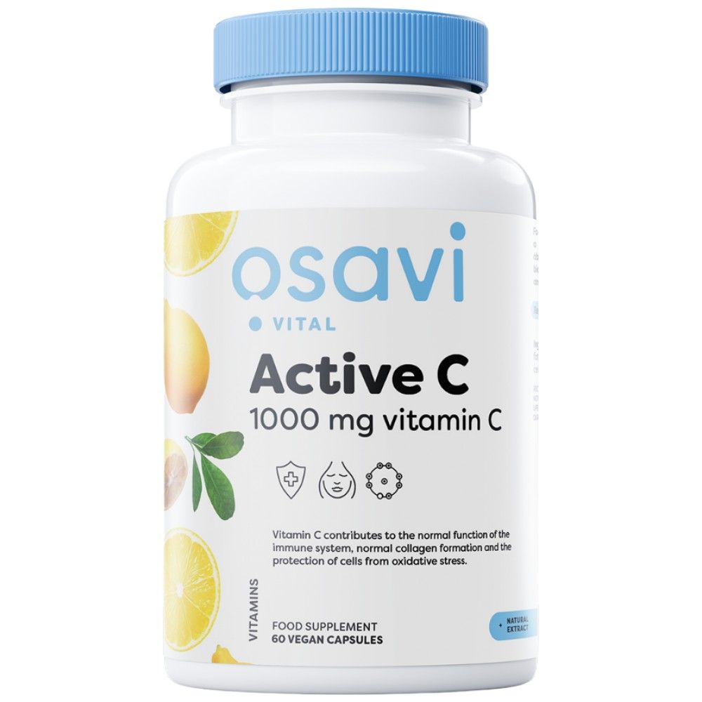 Aktivni C 1000 mg | Pureway -C® s citrusi Bioflavonoids & Acerola - 60 kapsul