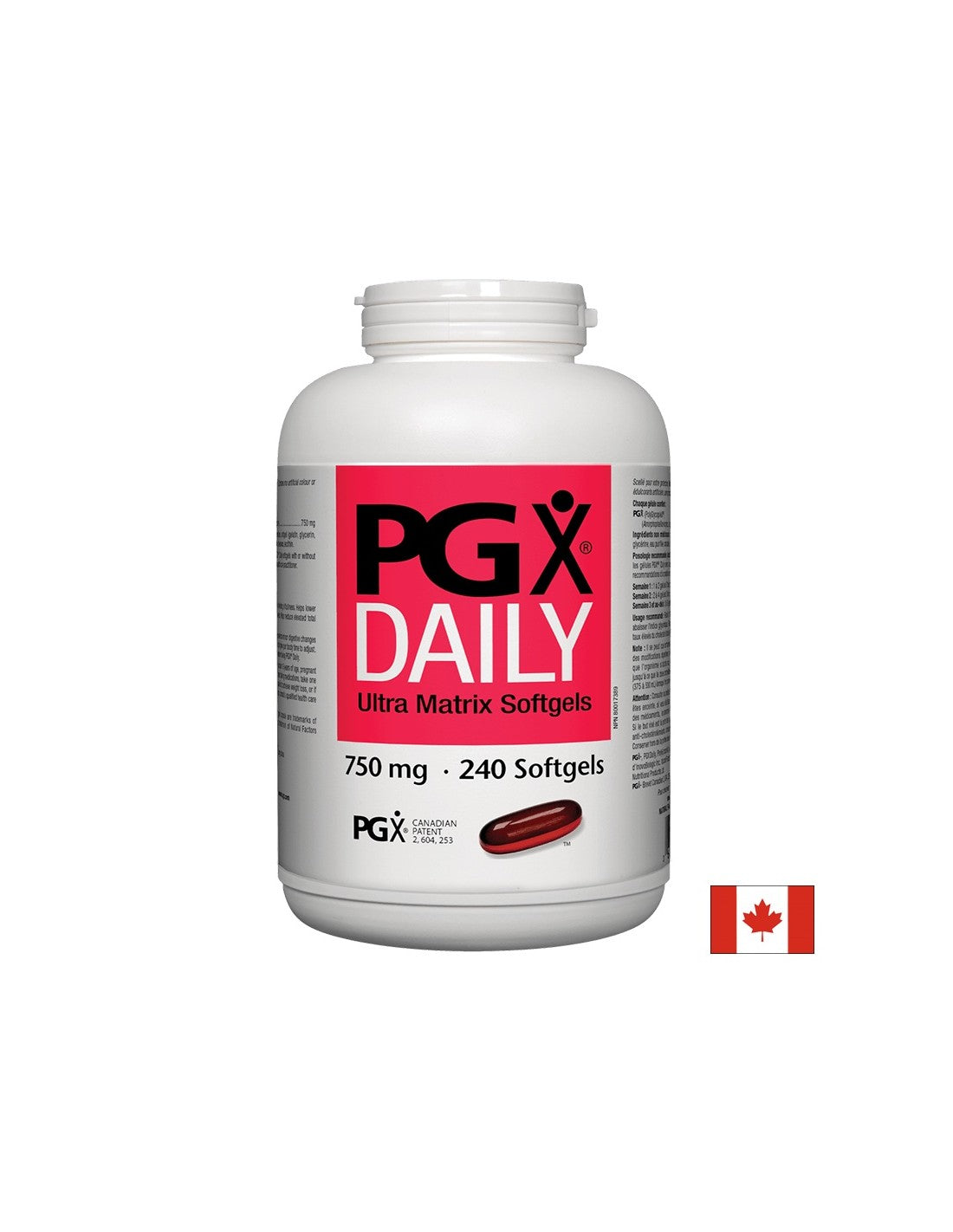 PGX Daily / Ultra Matrix SoftGels 750 mg - 240 softgelov