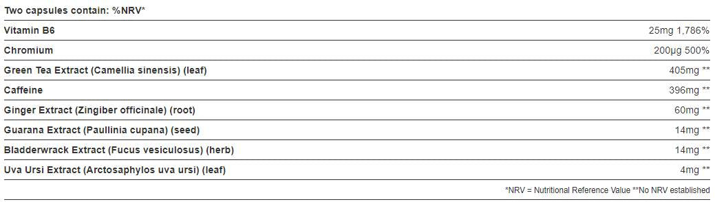 Super zeleni čaj dieta/termogeni gorilnik - 60 kapetov