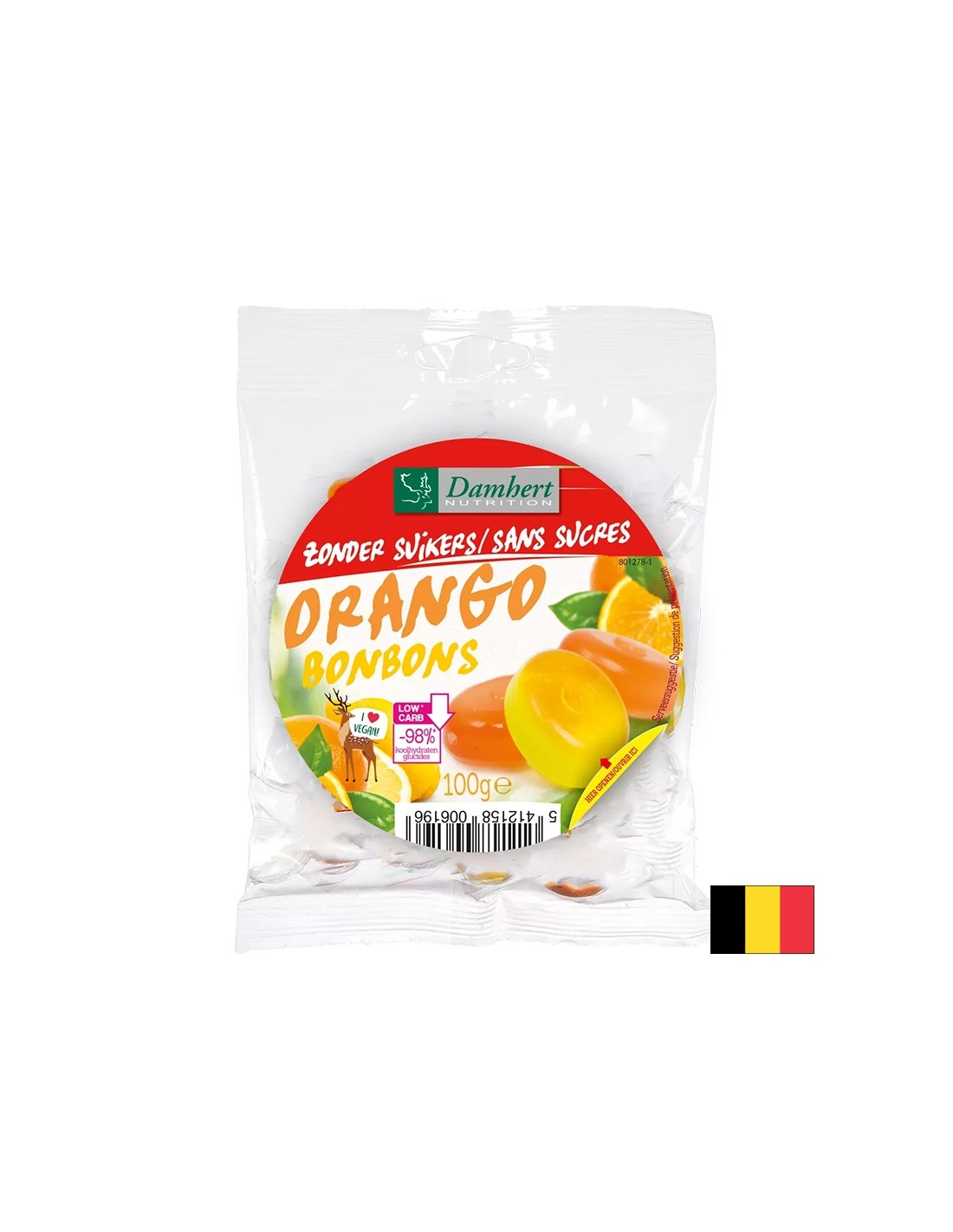 Sadne lizike (brez sladkorja), 75 g