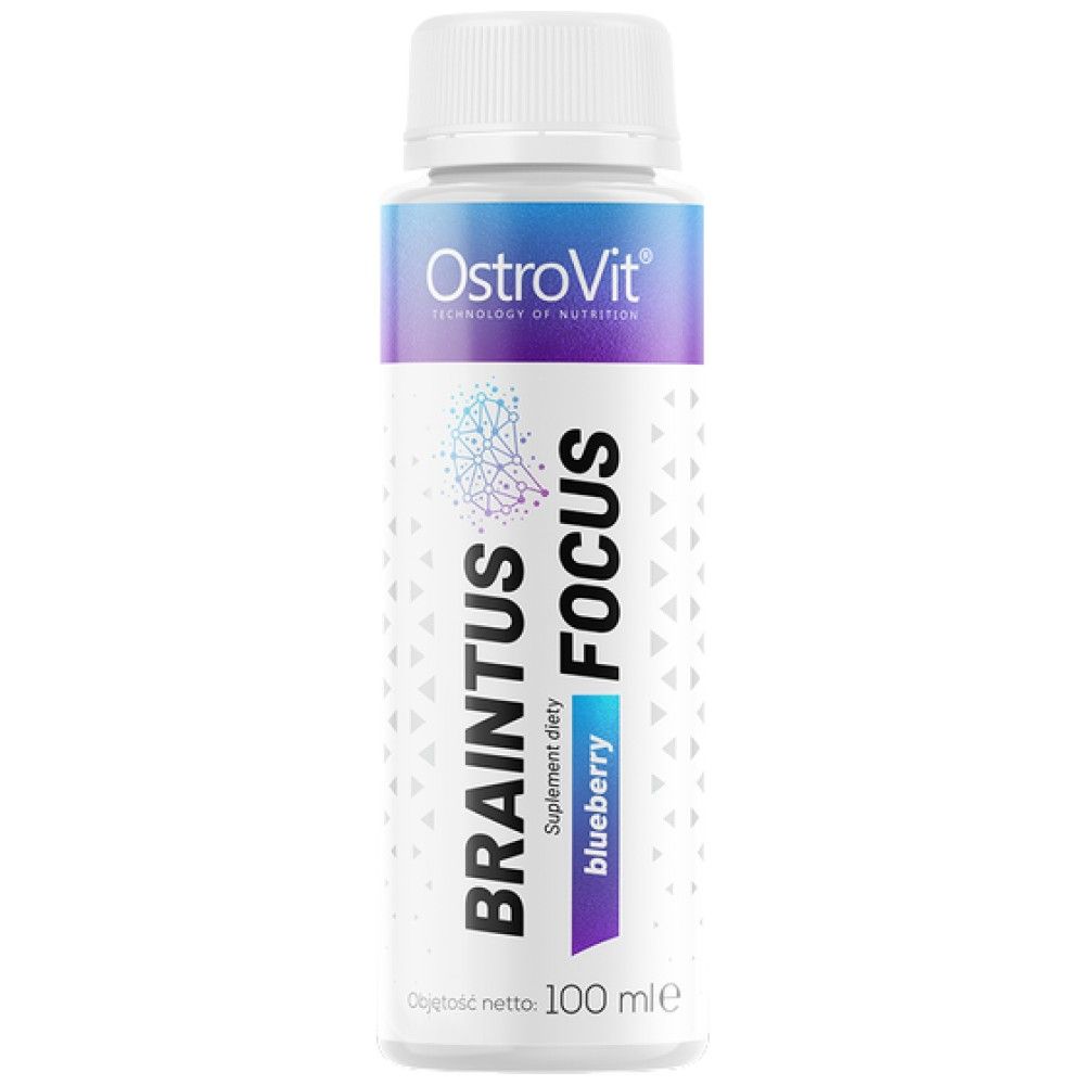 Braintus Focus Shot | Energija in podpora za možgane - 20 x 100 ml