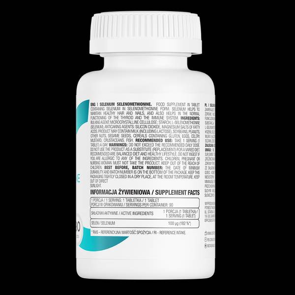 Selen 100 mcg - 90 tablet