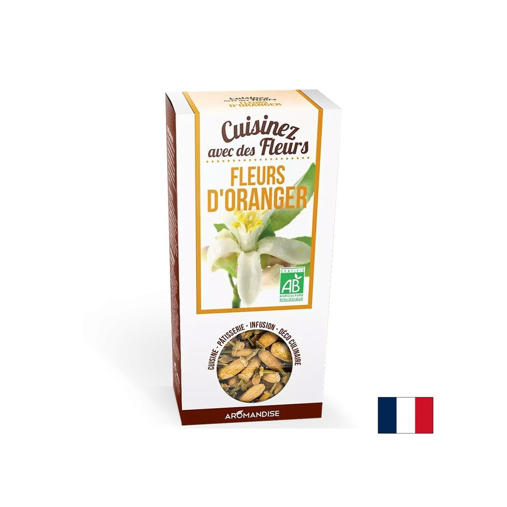 Oranžni cvetovi - za dekoracijo hrane in koktajla, 30 g