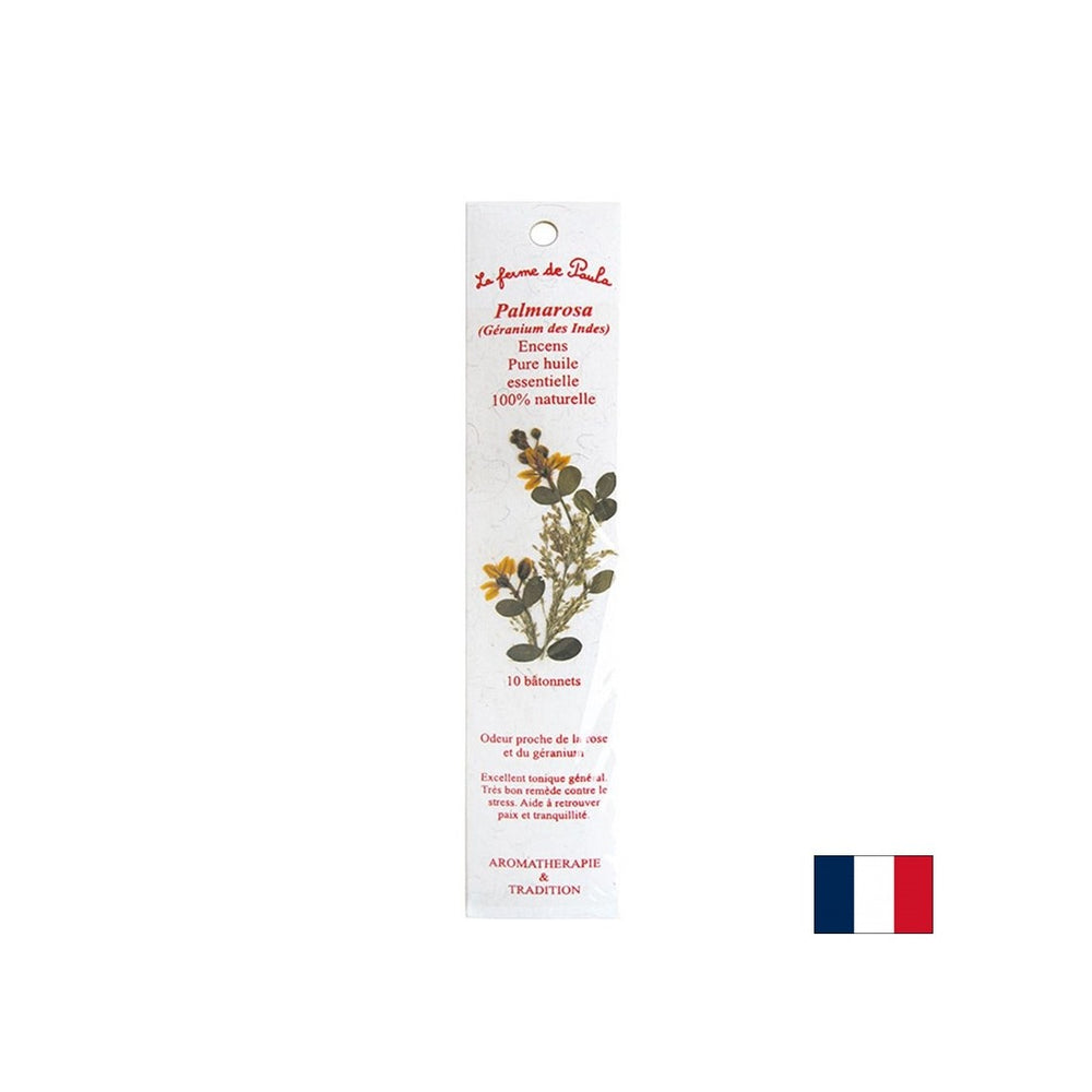 Kurilne palice z vonjem Palmarosa (indijskega geranija), 10 psov.