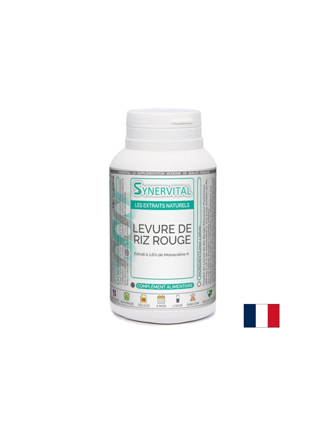 Za visok holesterol - rdeč riž (iz kvasa), 60 kapsul