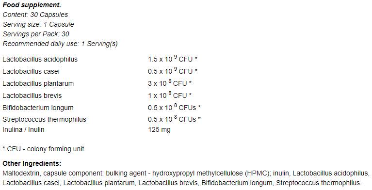 Probiotik 6+ 30 tablet