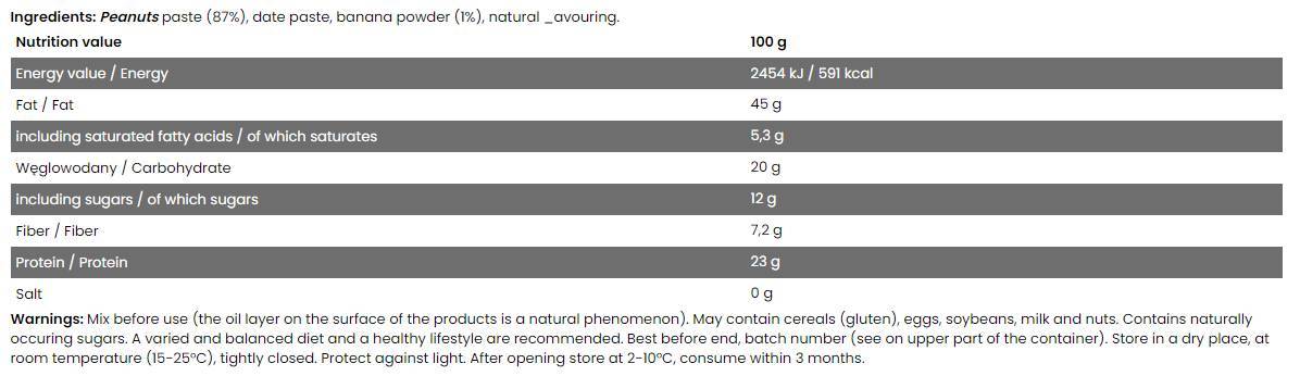 Dober kozarec / poln arašidovih paste / različnih okusov 300 gramov