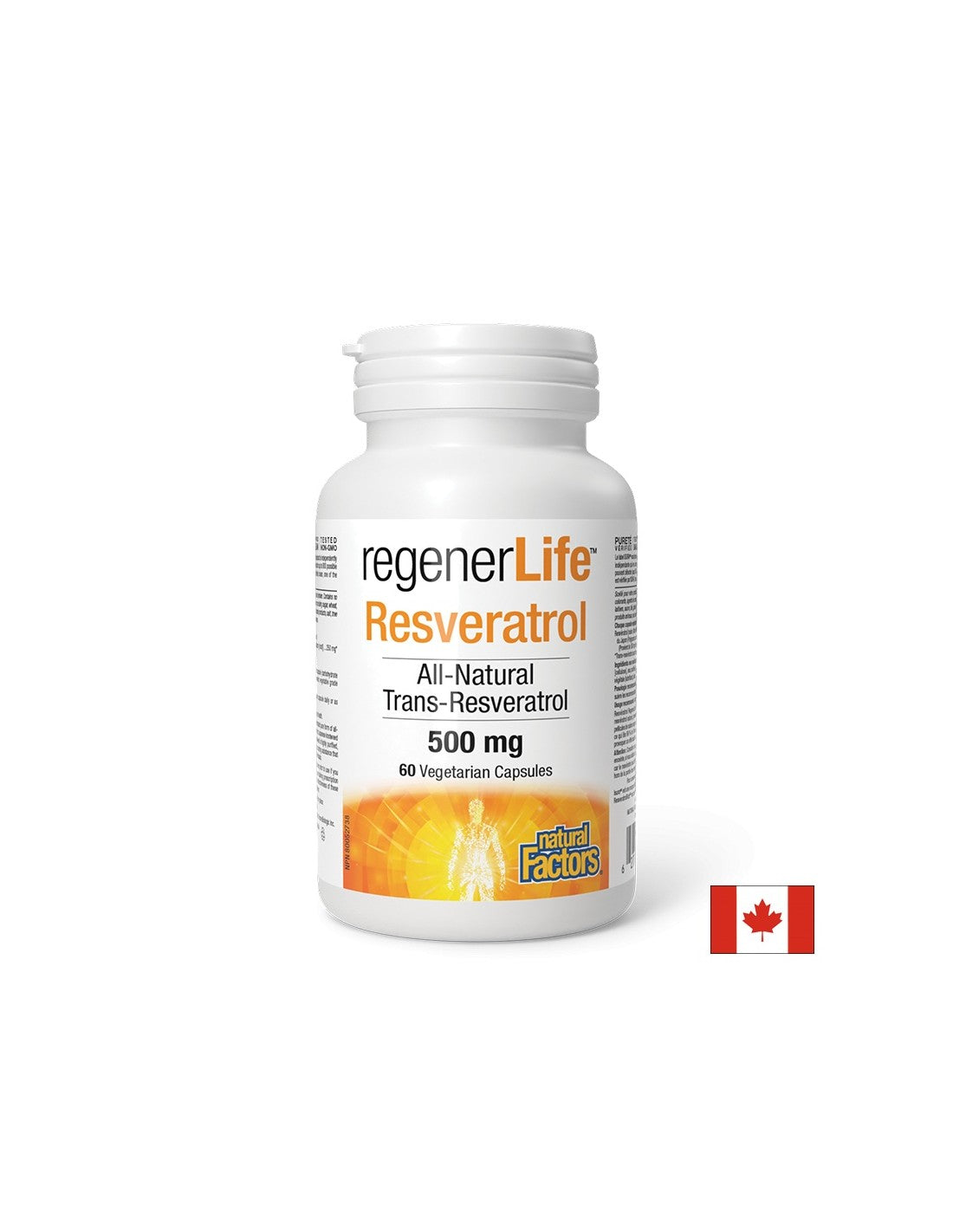 Regener Life ™ Resveratrol 500 mg - 60 kapsul