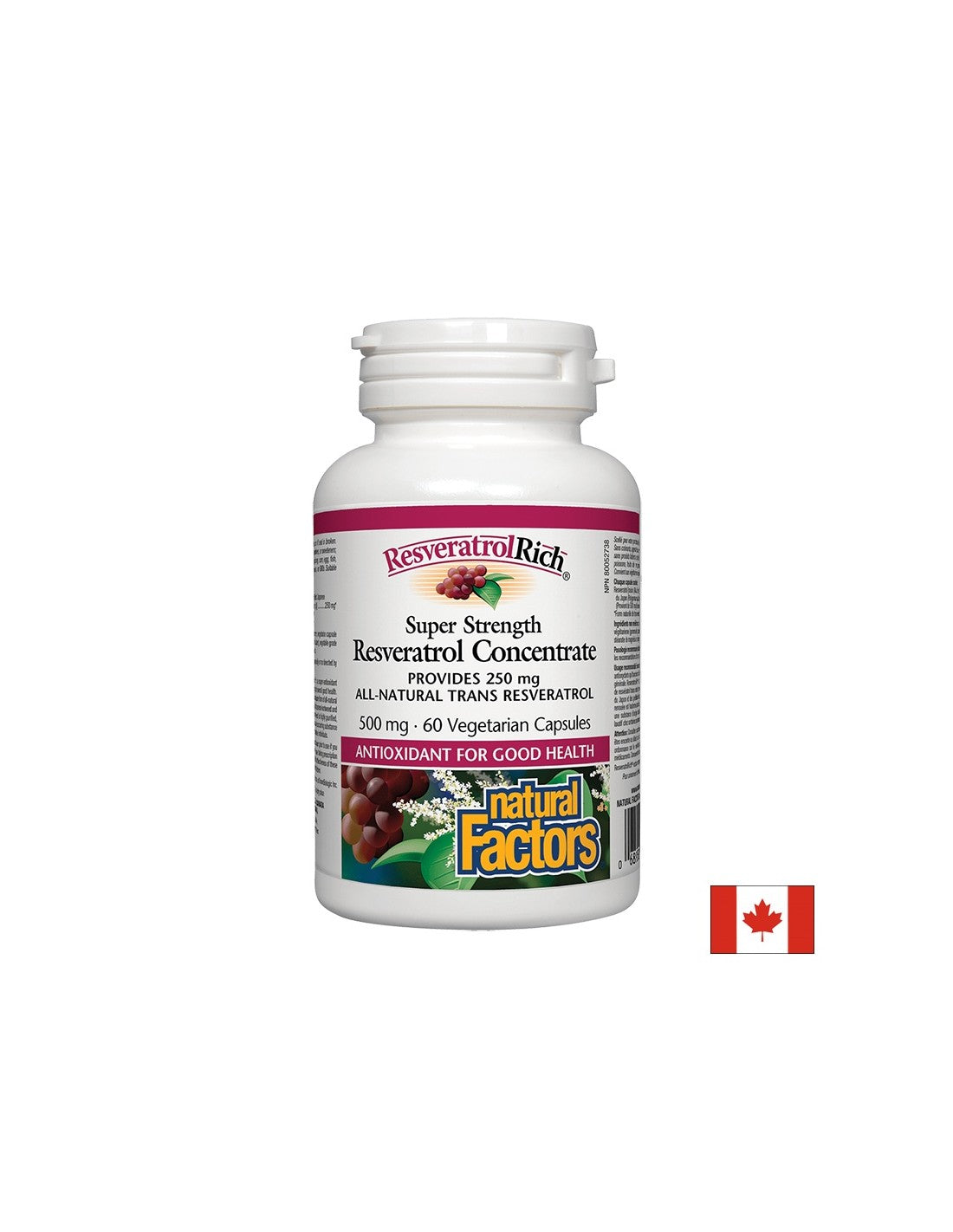 Super Atwork Resveratrol 250 mg - 60 kapsul