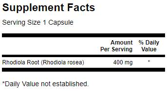 Rhodiola rosea korenina 400 mg - 100 kapsul